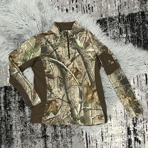 Rocky Women's SilentHunter 1/4 zip Shirt Realtree AP Size Small
